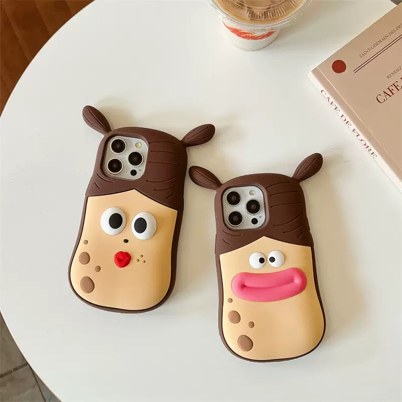 Silicone Soft Gel Unzipped Phone Case