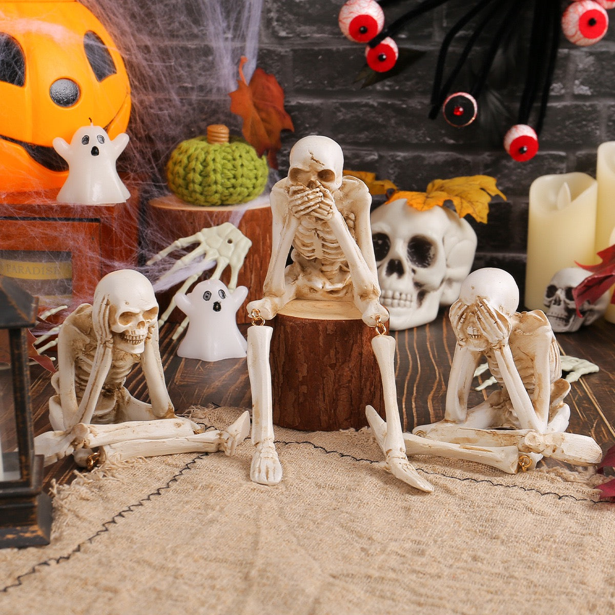 Skeleton 3 Brothers Set of 3