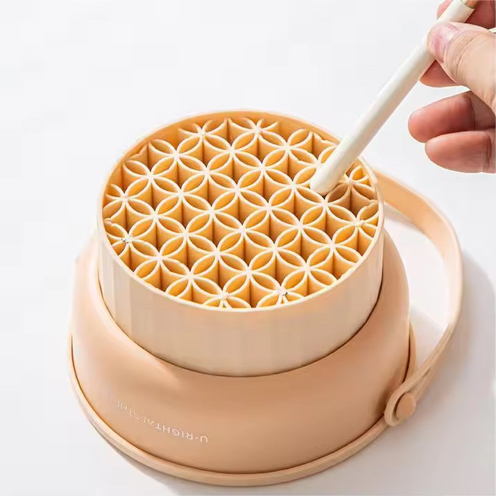 3-in-1 Makeup Brush Cleaning & Drying Bucket