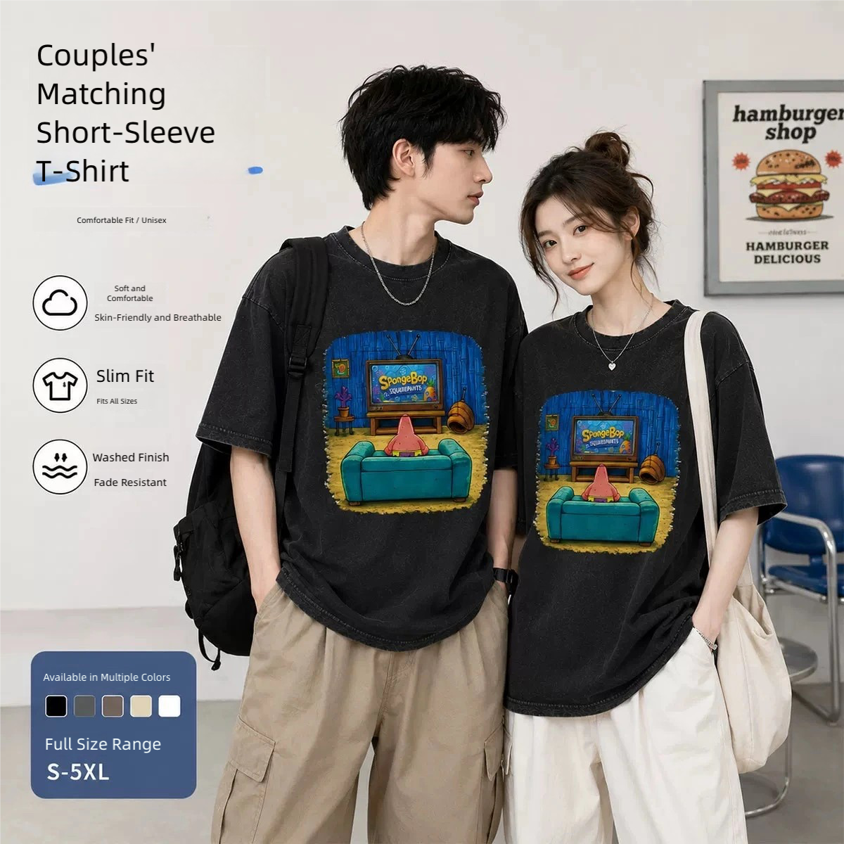 StarBuddy™ Motion Pocket T-Shirt – Interactive Cartoon Phone Display Tee
