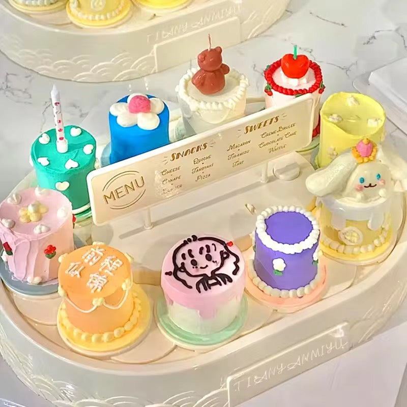 Afternoon Tea Cake Revolving Serving Tray