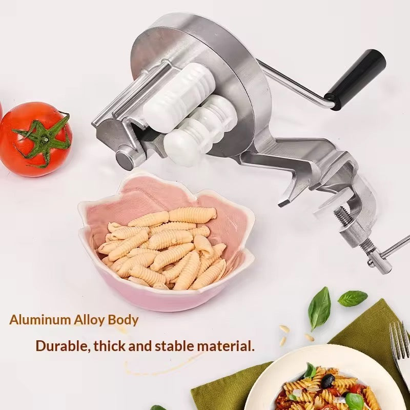 Italian Pasta Manual Noodle Machine Hand-Cranked Noodle Sheet Machine Macaroni Noodle Press Easy