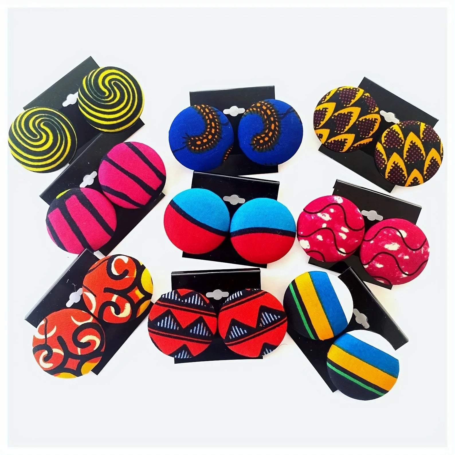 DIY Fabric Button Kit – 150pcs Button Maker Set with 5 Sizes + 100 Patterned Fabrics