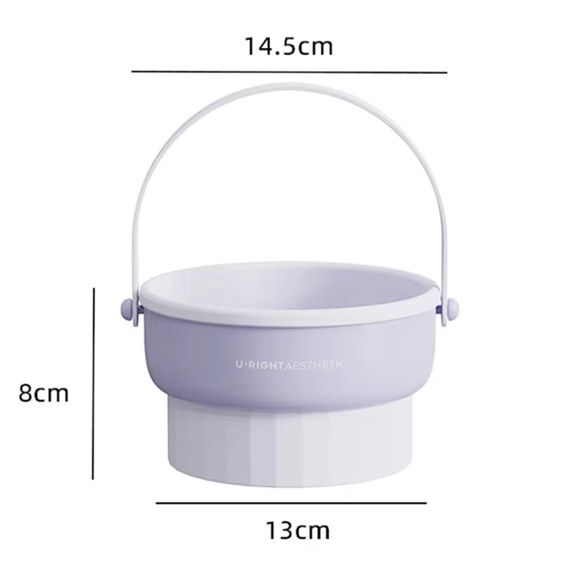 3-in-1 Makeup Brush Cleaning & Drying Bucket