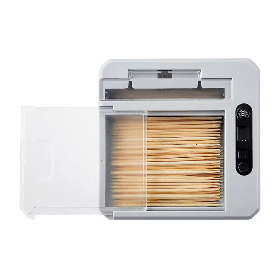 Creative Smart Portable Infrared Automatic Induction Toothpick Dispenser USB Charging Electric Toothpick
Holder
