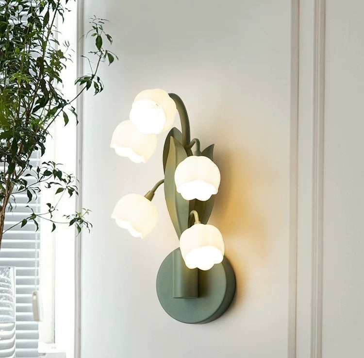 USB-Charging Magnetic Lily-of-the-Valley Automatic Sensor Wall Light（Free shipping, no customs duties）