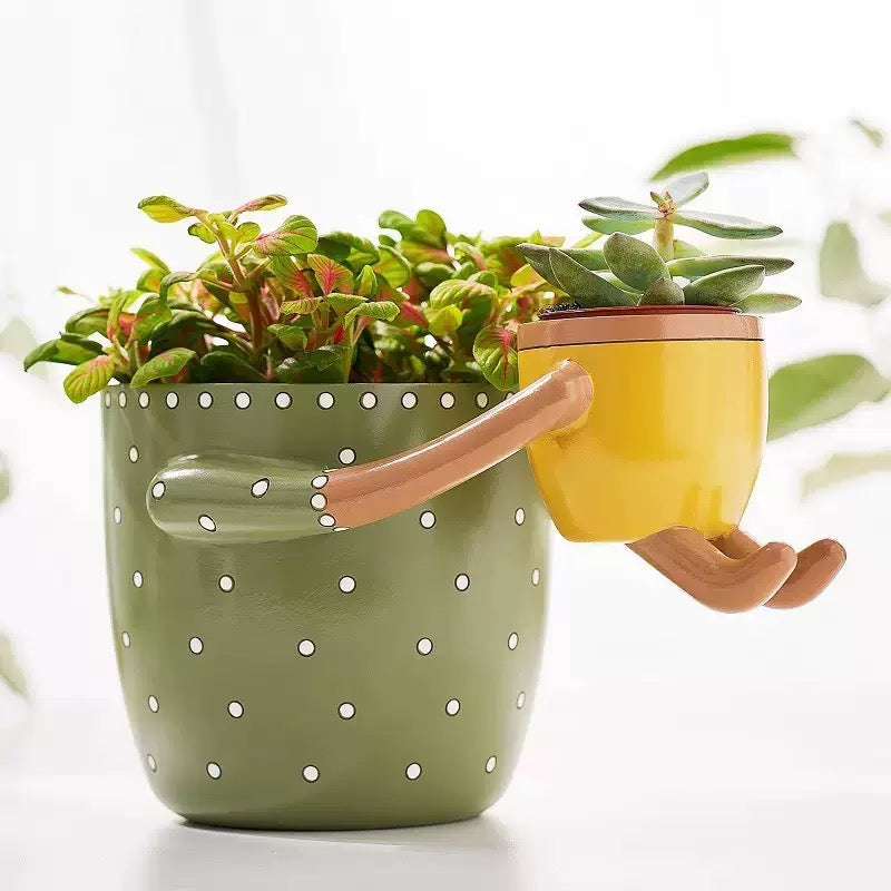 Parent-Child Flower Pots