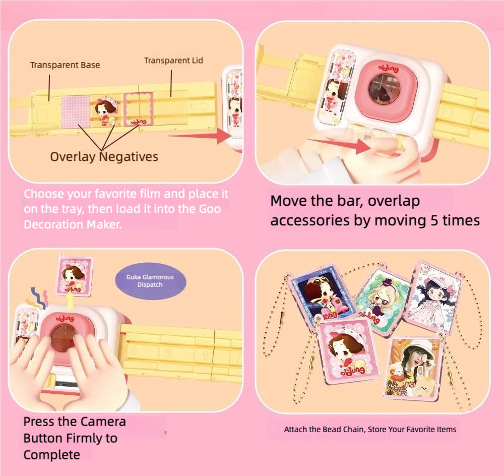 DIY Keychain Making Kit – All-in-One Pendant Craft Machine Set