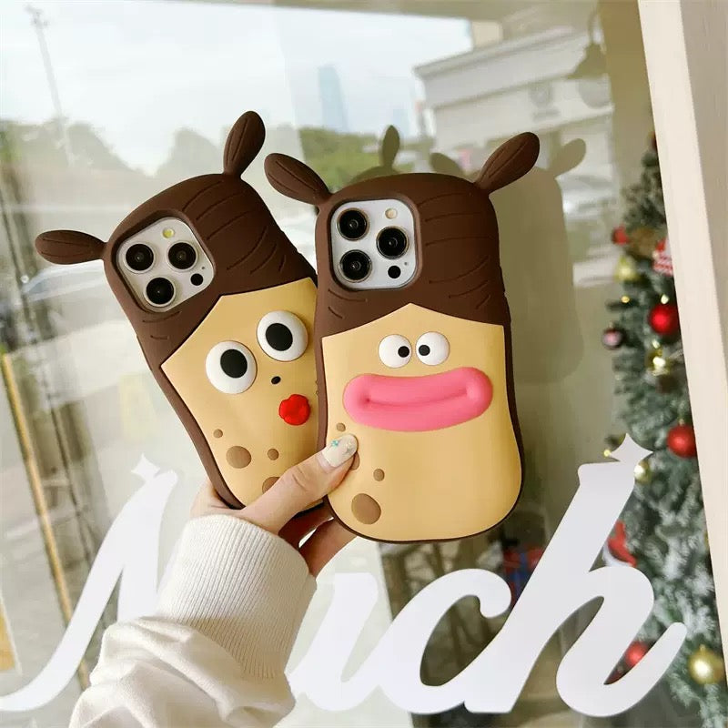 Silicone Soft Gel Unzipped Phone Case