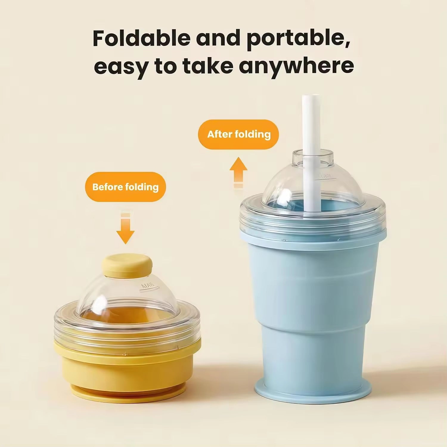 2-in-1 Foldable Ice Ball Cup – Freeze & Drink Anywhere (Buy 1 Get 1 Free)