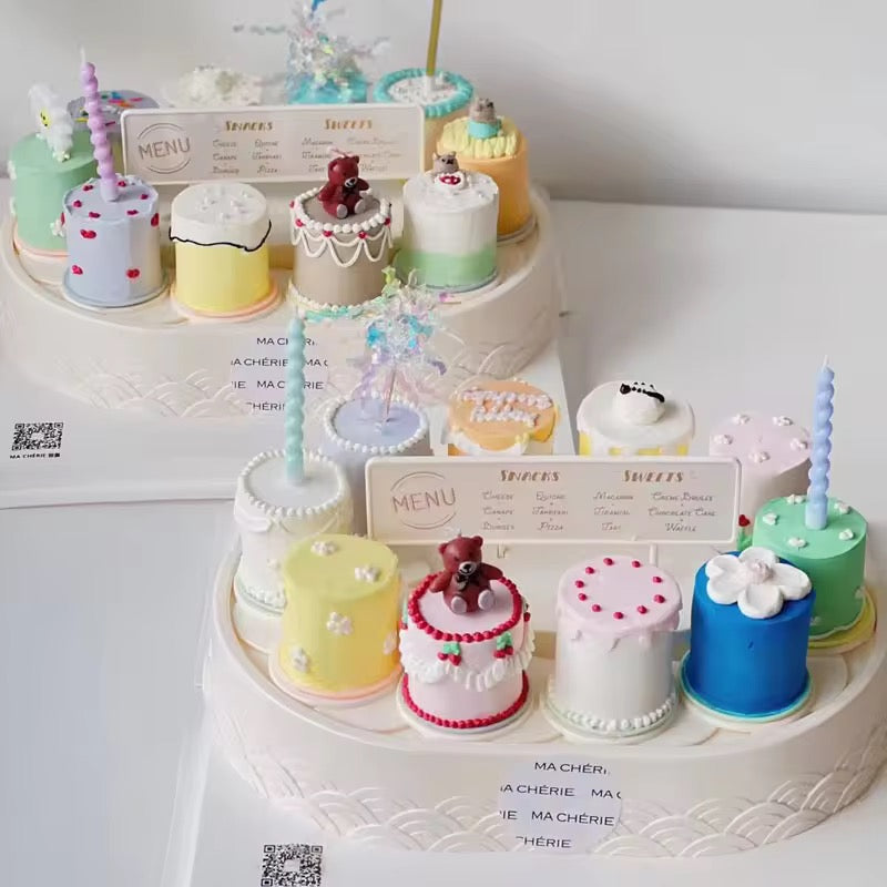 Afternoon Tea Cake Revolving Serving Tray