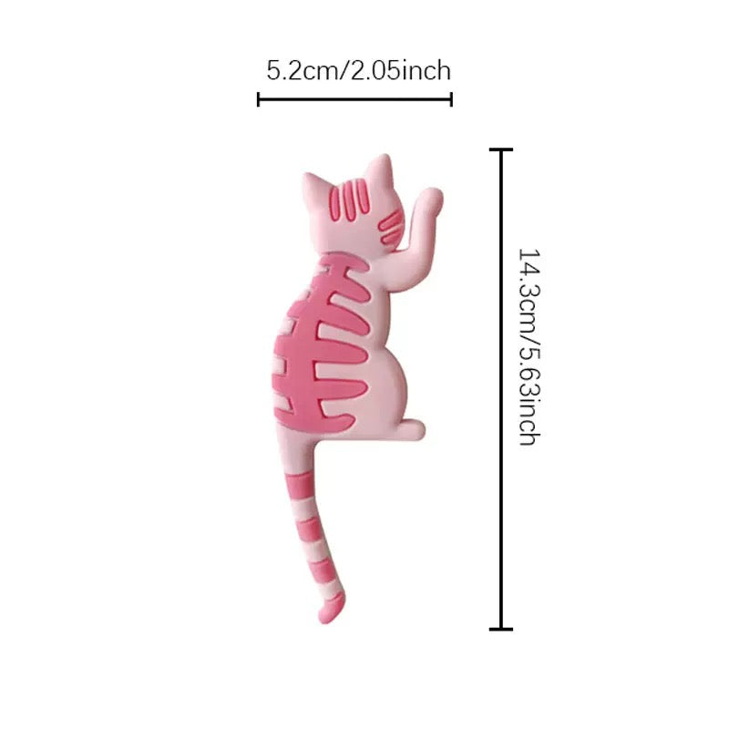 Soft Silicone Magnetic Hooks for Cats (Set of 7)