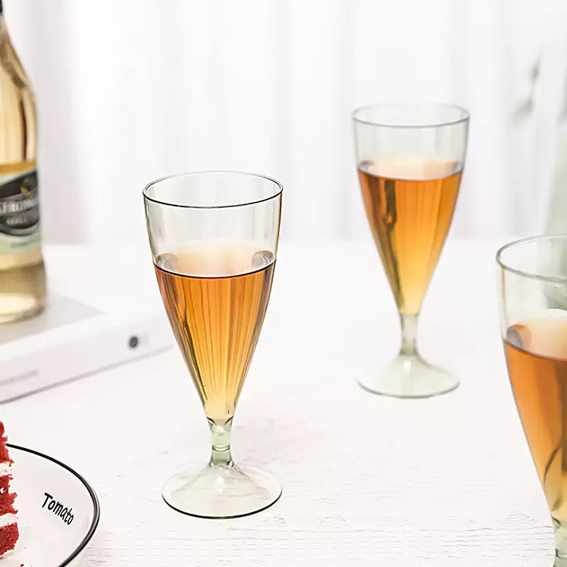 Portable 5-in-1 Champagne Flute Set - Creative Wine Bottle Shape Storage