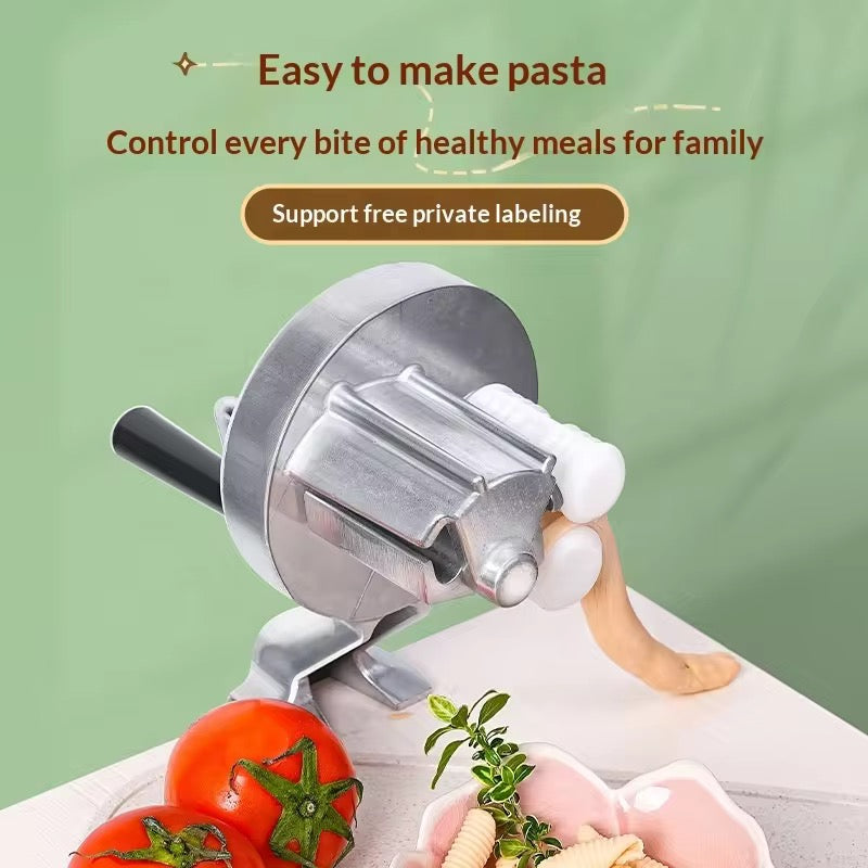 Italian Pasta Manual Noodle Machine Hand-Cranked Noodle Sheet Machine Macaroni Noodle Press Easy