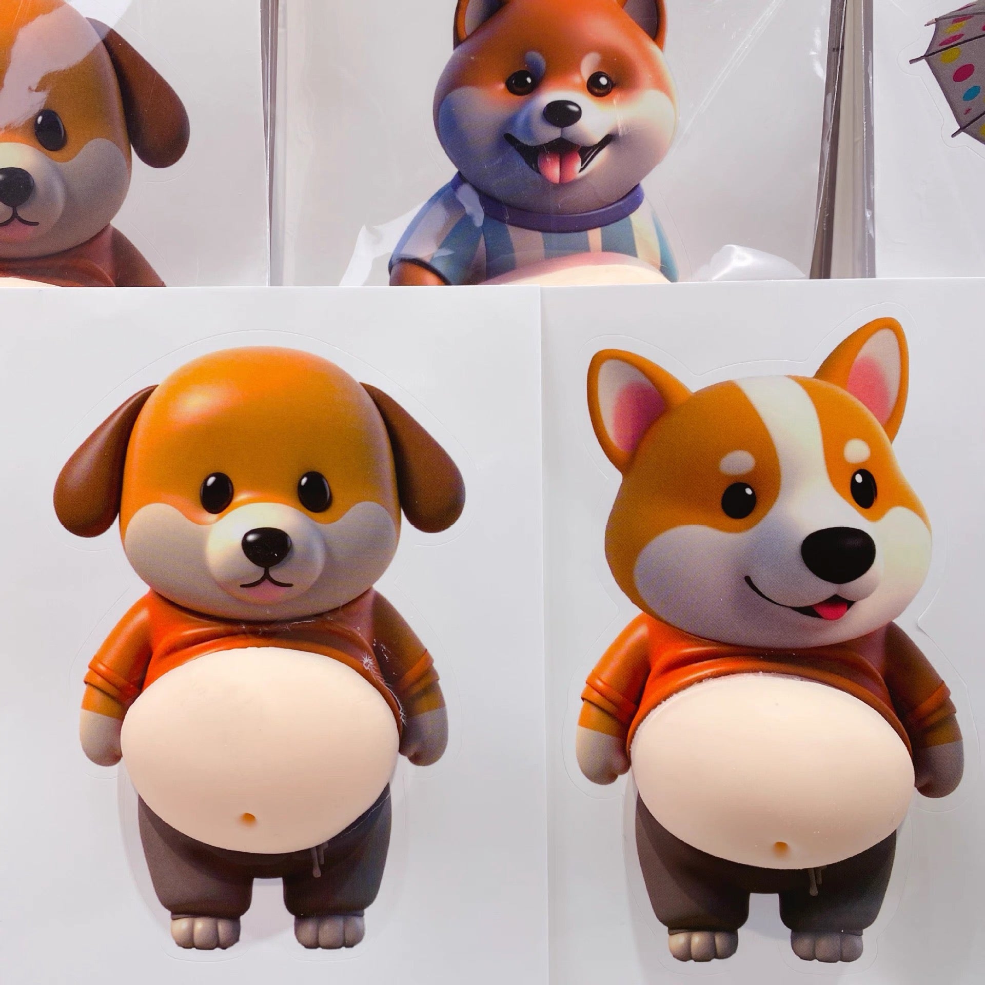 Cute Bumper Stickers Phone Decal Set (10 designs total, 2 stickers per design) $12 USD gets you 20 stickers total