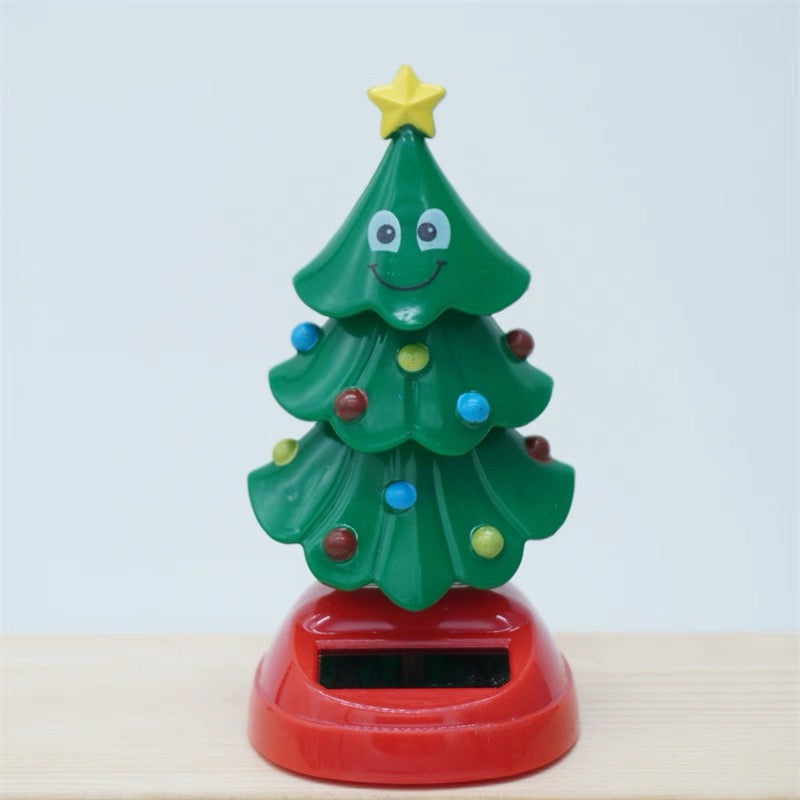 Solar Swinging Christmas Tree Car Ornament (Buy One Get One Free)