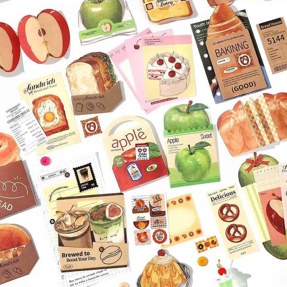 677-Piece Folding Sticky Notes Set – 5 Themes, 677 Unique Designs