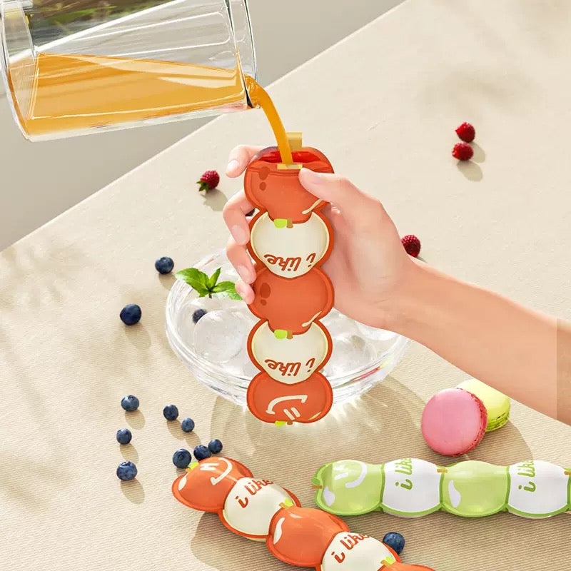 80-Pack Disposable Ice Bags | DIY Ice Cubes, Ice Balls & Ice Sticks
