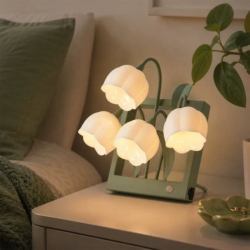 USB-Charging Magnetic Lily-of-the-Valley Automatic Sensor Wall Light（Free shipping, no customs duties）