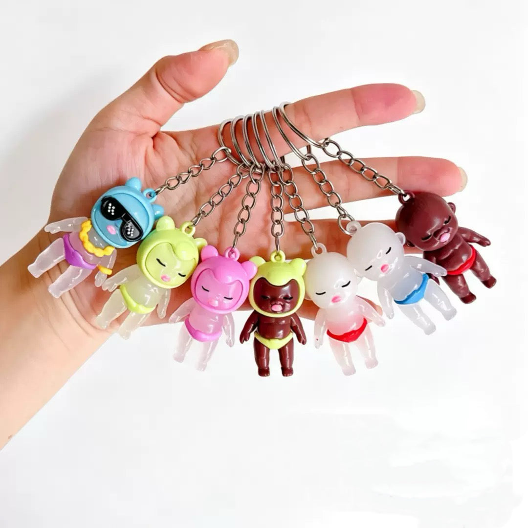 Sunburn Baby UV Detection Keychain