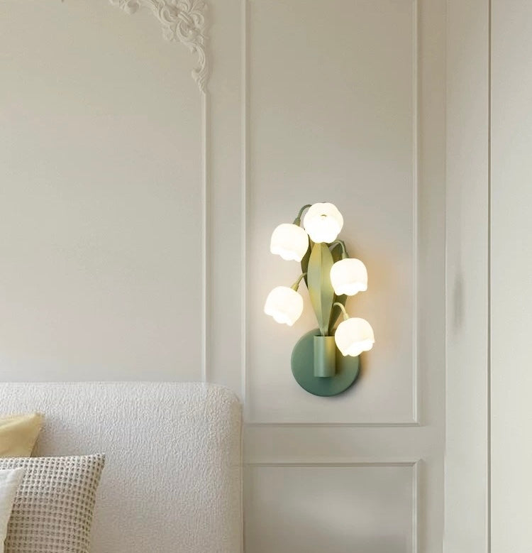 USB-Charging Magnetic Lily-of-the-Valley Automatic Sensor Wall Light（Free shipping, no customs duties）