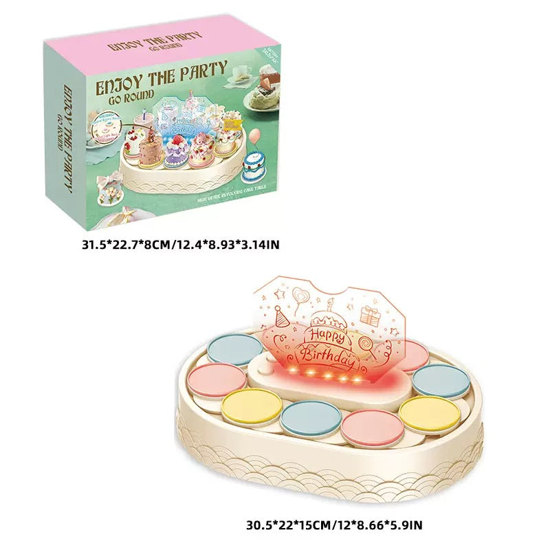 Afternoon Tea Cake Revolving Serving Tray
