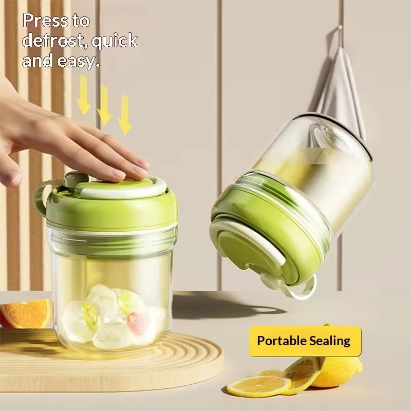 3-in-1 Ice Maker Water Bottle | Make, Store & Drink Ice Anywhere