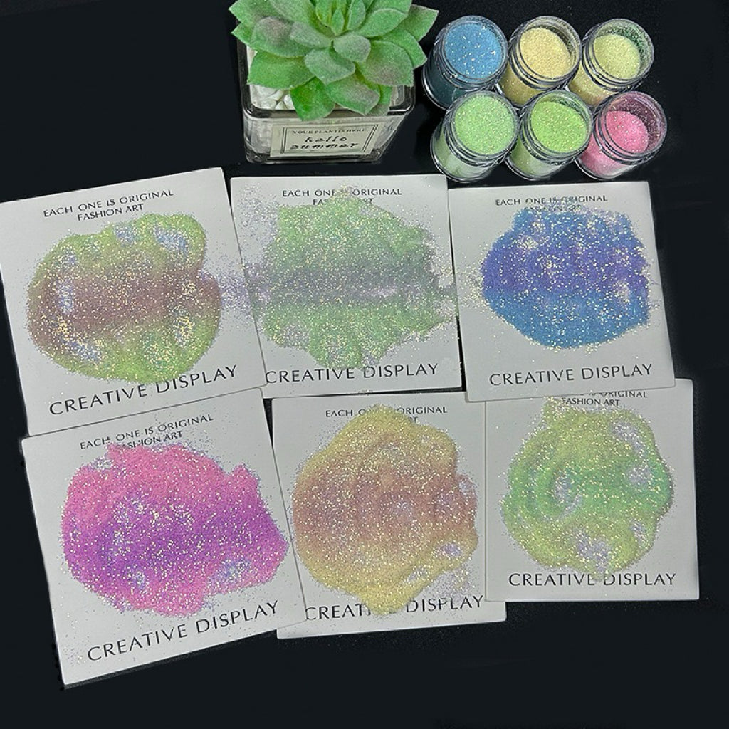 12 Colors Magic Color Changing Pigment Powder Set – UV & Heat Reactive Pigments for DIY Art, Nail Art & Crafts