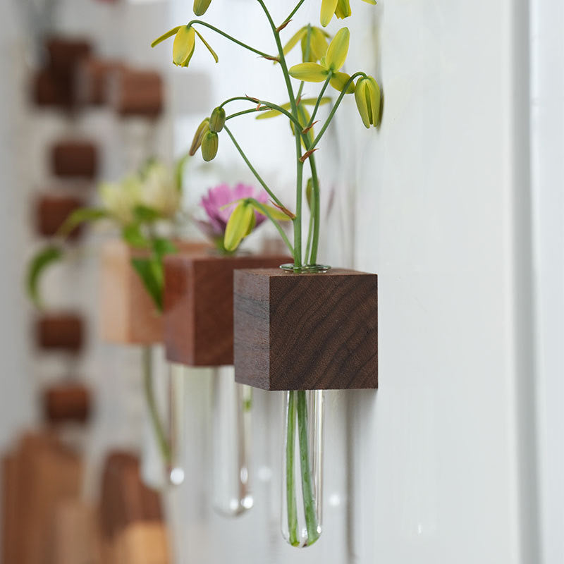 Solid Wood Magnetic Vase (Buy One Get One Free)