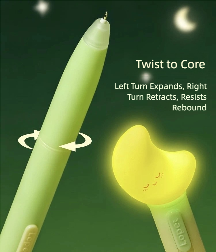 Glow-in-the-Dark Star Pens – 2 Pack with Built-In Night Light