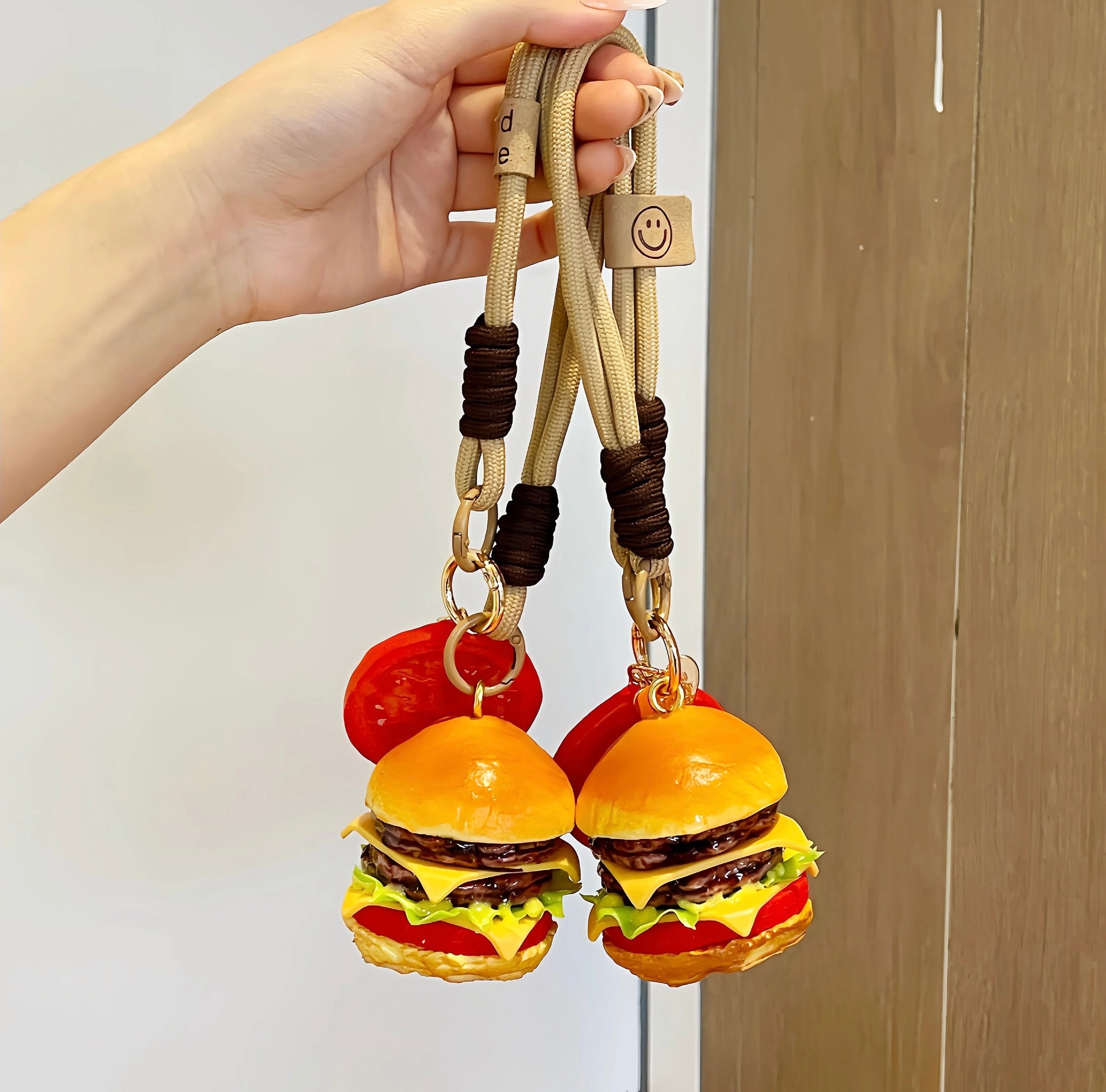 Handmade Burger Aroma Diffuser Hanging Ornament