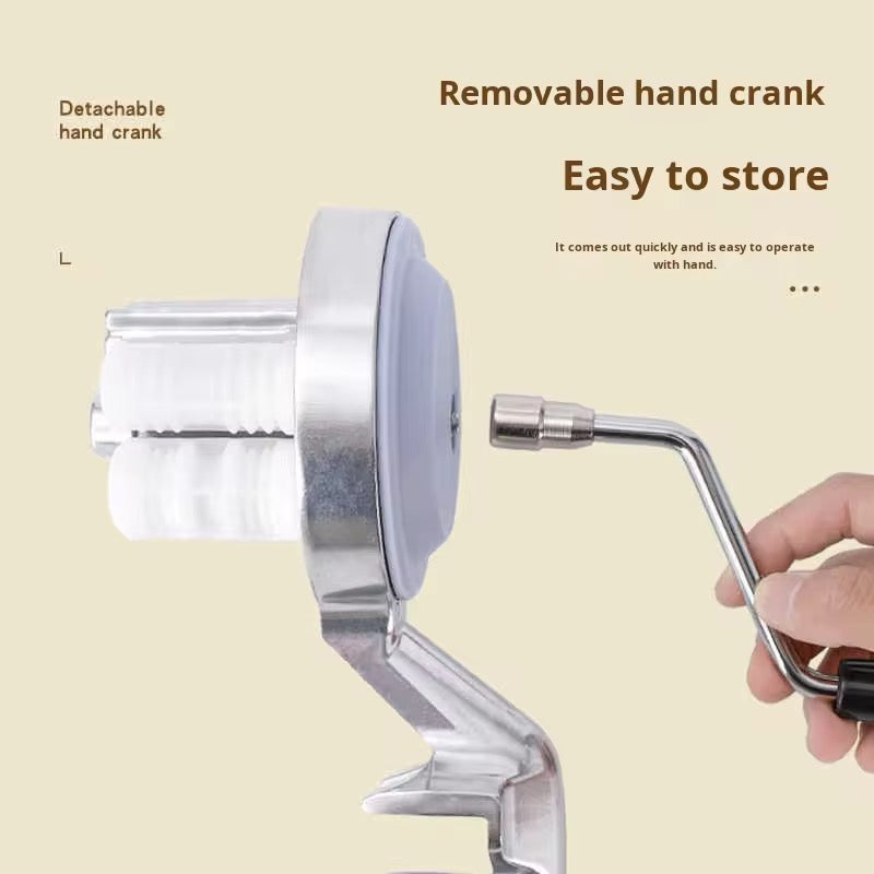 Italian Pasta Manual Noodle Machine Hand-Cranked Noodle Sheet Machine Macaroni Noodle Press Easy