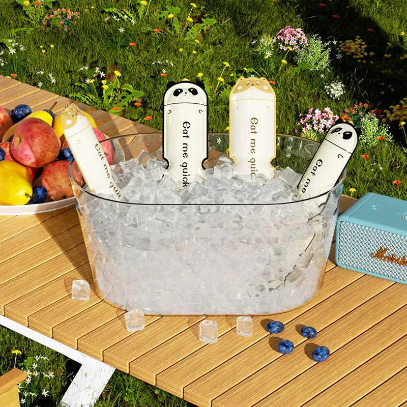 80-Pack Disposable Ice Bags | DIY Ice Cubes, Ice Balls & Ice Sticks