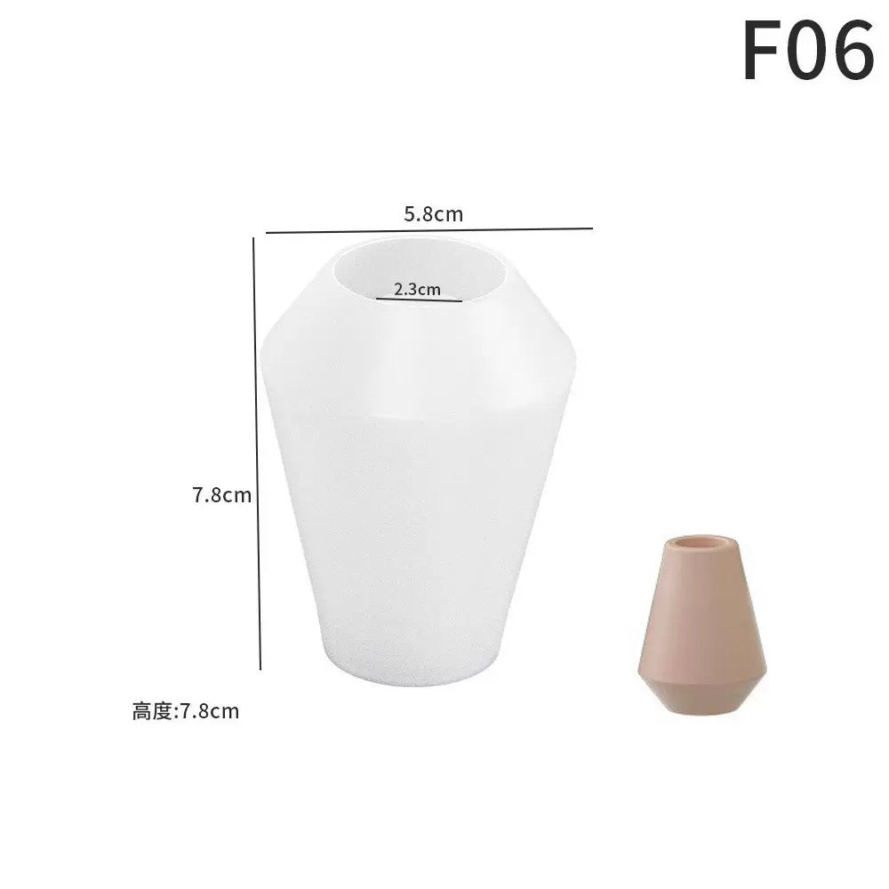 Mini Vase Silicone Molds – 8 Unique Designs for DIY Home Decor & Crafts