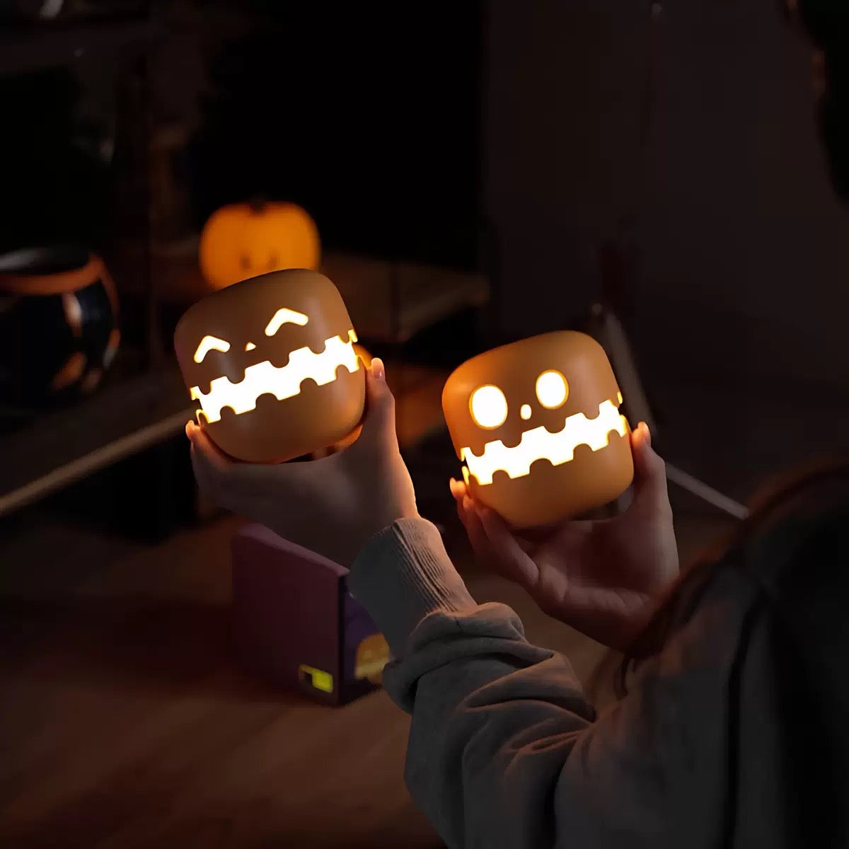 Halloween Pumpkin Night Light
