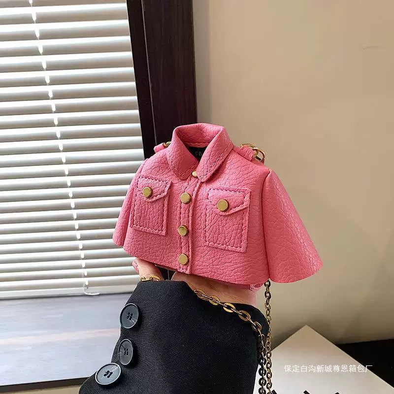 Handmade Mini Jacket Bag – Unique Statement Crossbody Purse