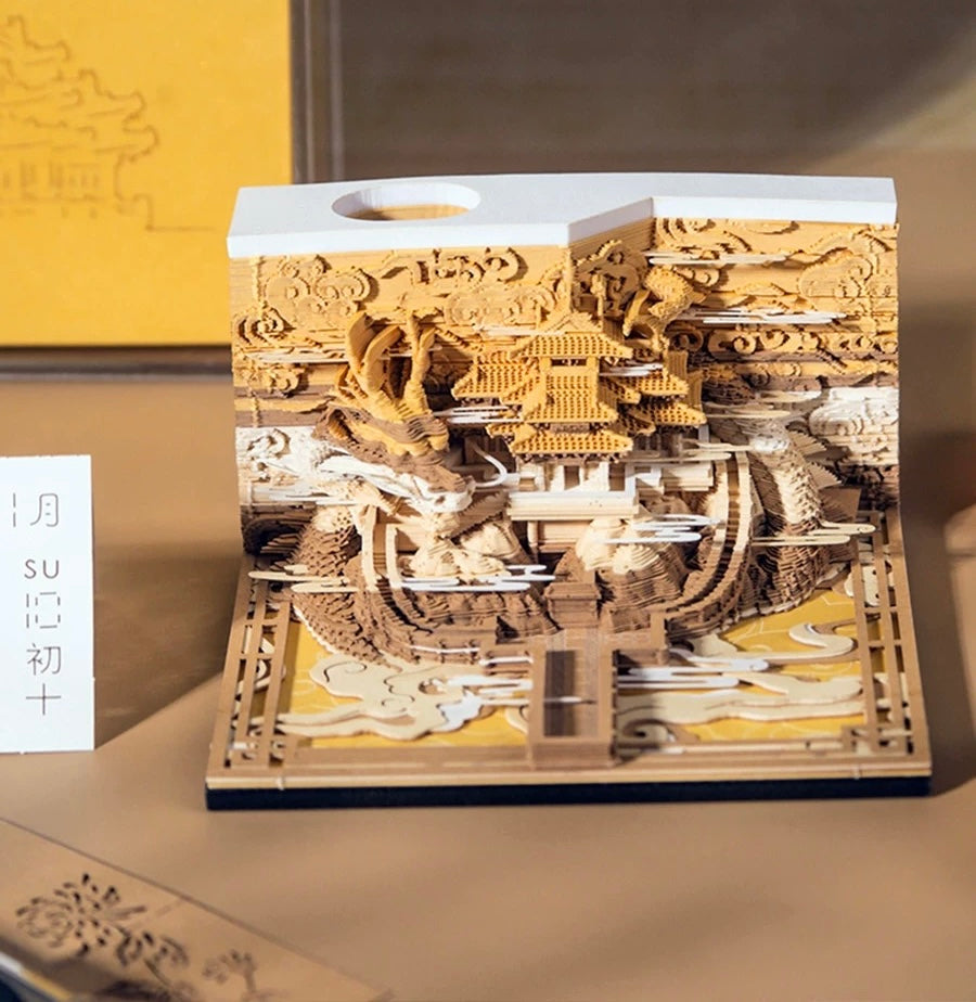 Paper Sculpture Calendar of the Palace Museum