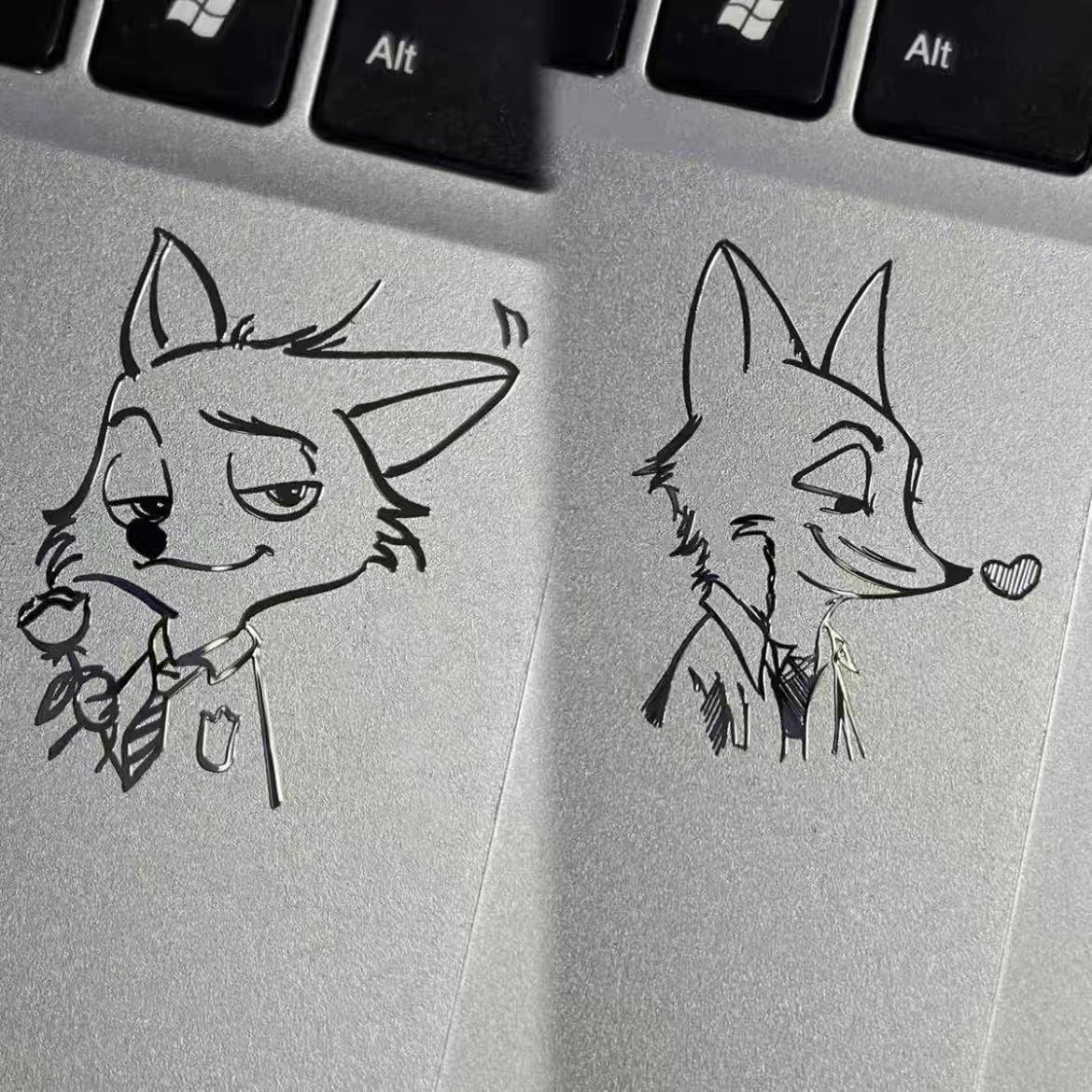 Animal Crossing Metallic Stickers Set of 4（Order just one and get 4 different patterns!）