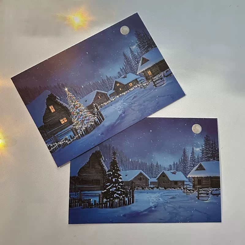 Warm Color Changing Christmas Cards