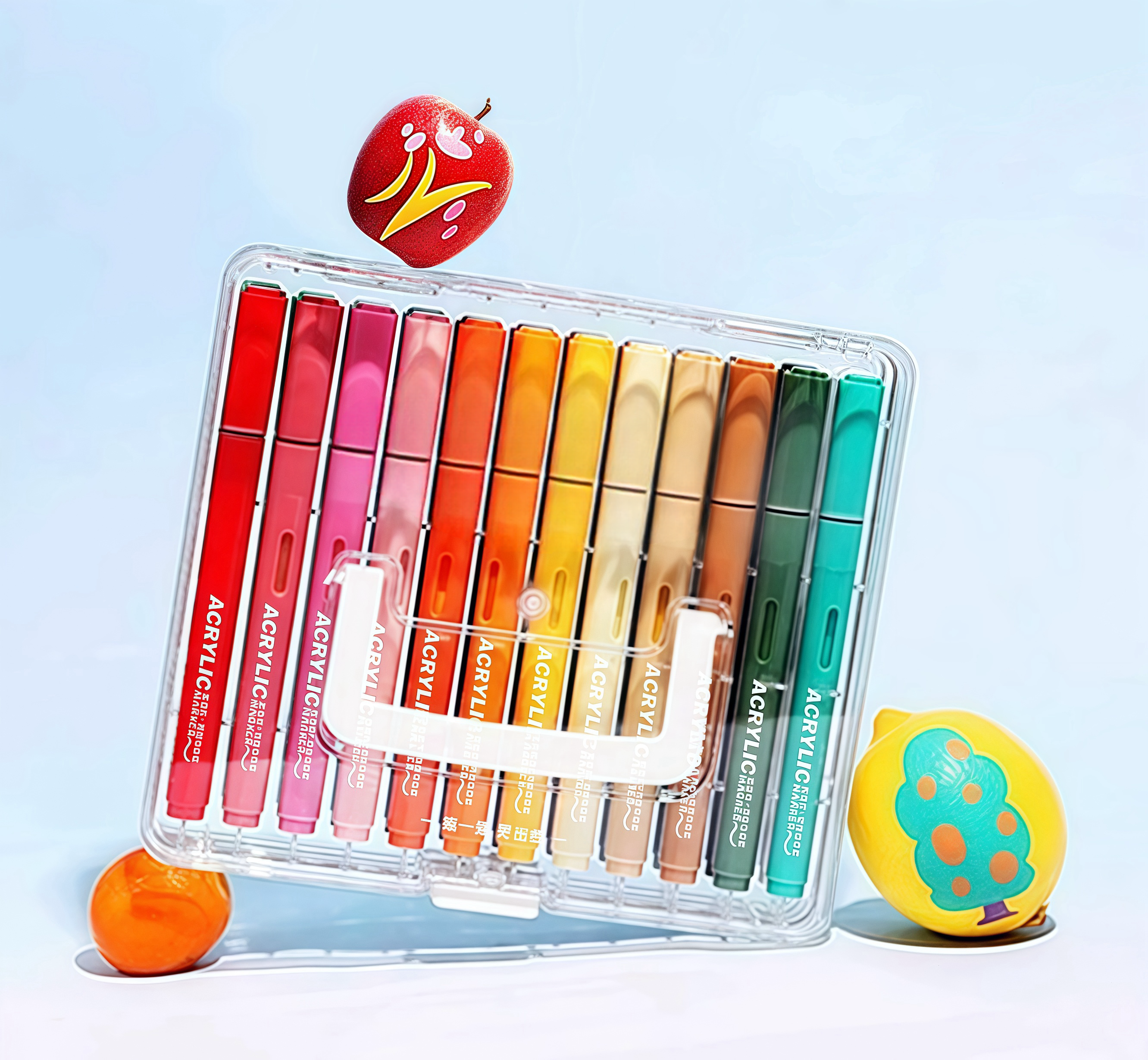 Multi-functional marker (can draw on any material) waterproof and colorfast