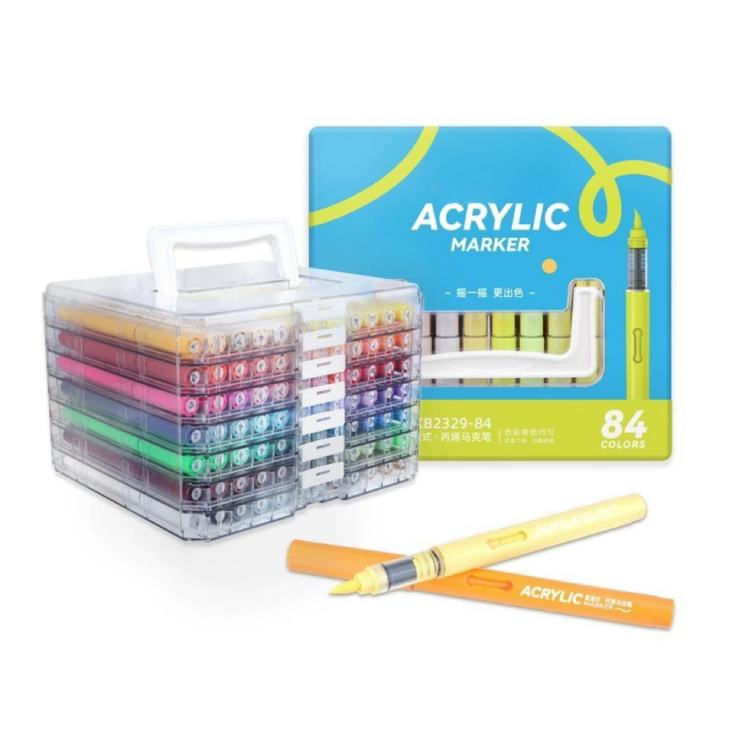 Multi-functional marker (can draw on any material) waterproof and colorfast