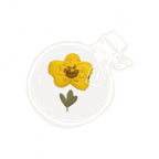 Transparent Bookmark Flower Seal Set of 40< buy one get one free>