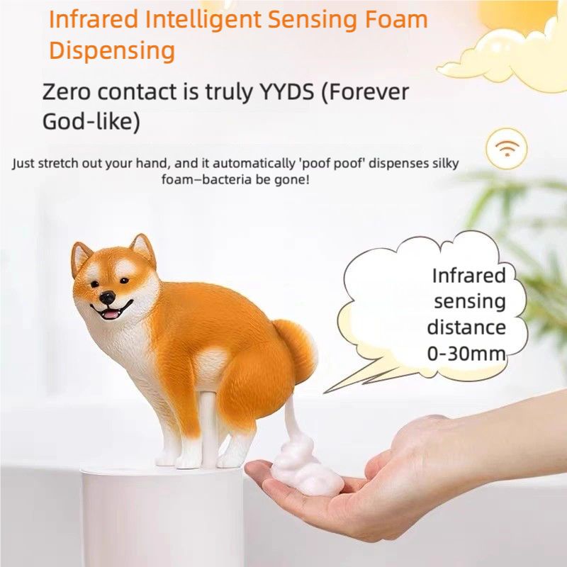 Shiba Inu Automatic Hand Sanitizer Dispenser