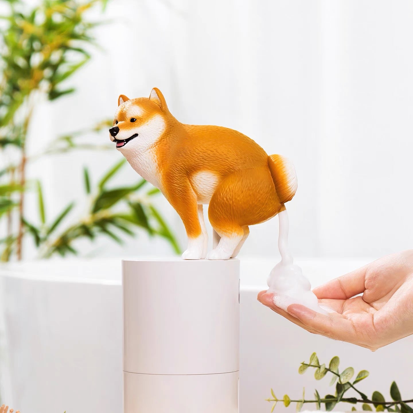 Shiba Inu Automatic Hand Sanitizer Dispenser