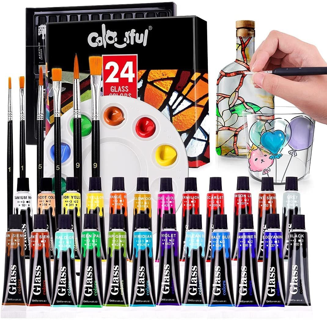 Glass Painting Paint Set