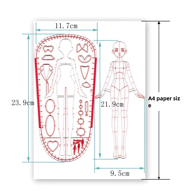 Designer's Multifunctional Ruler