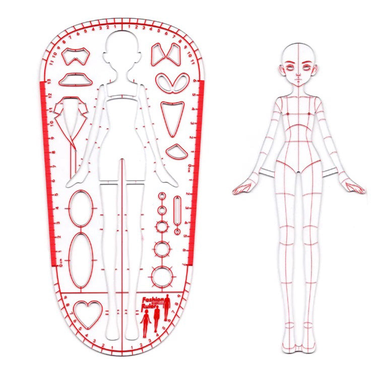 Designer's Multifunctional Ruler