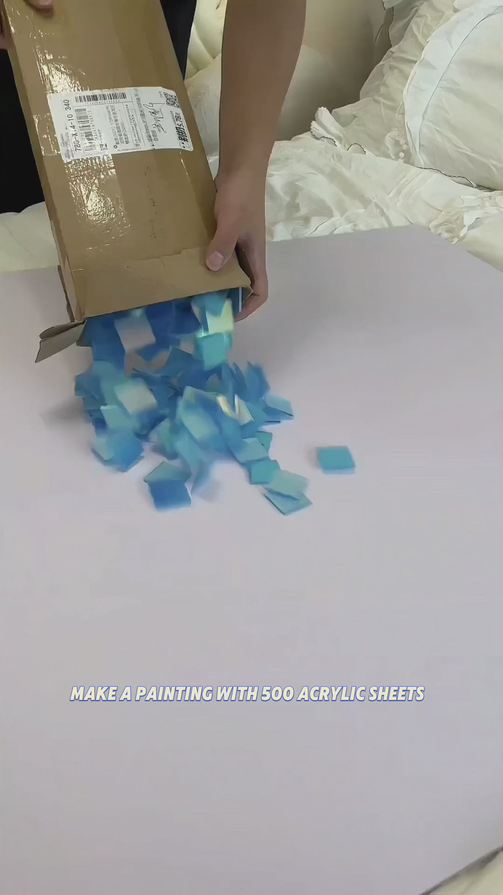Iridescent Acrylic Sheets 3cm*3cm